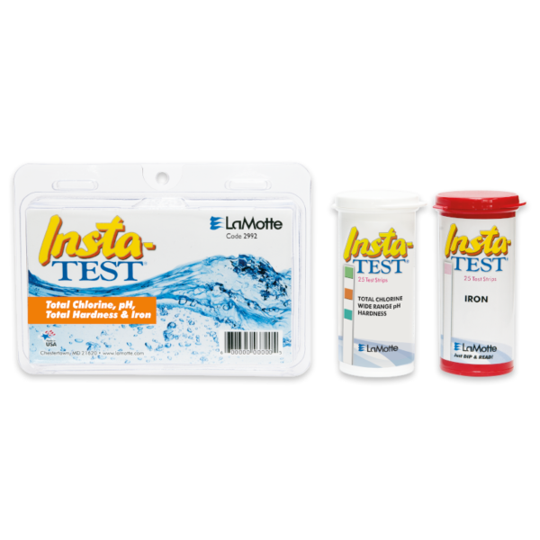 2992 Insta Test Iron pH Hardness Total Chlorine Test Strips
