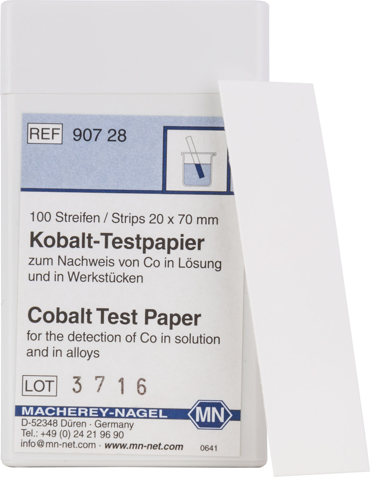 Cobalt Test Paper