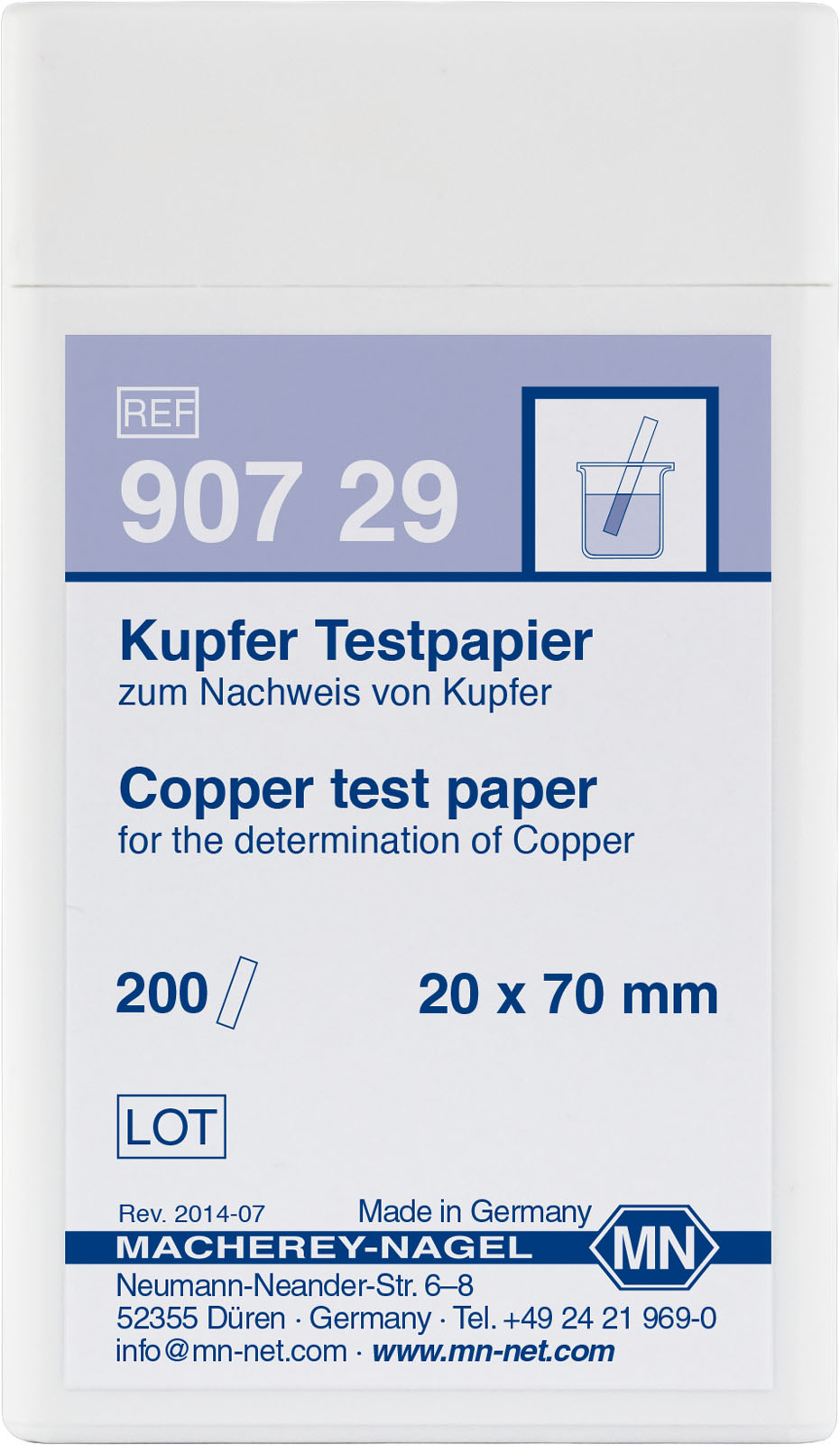 Copper Test Paper