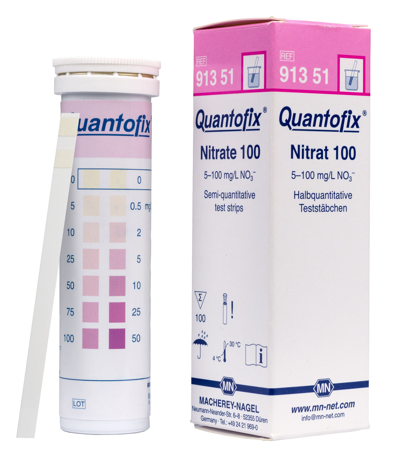 QUANTOFIX® Nitrate & Nitrite Test Strips