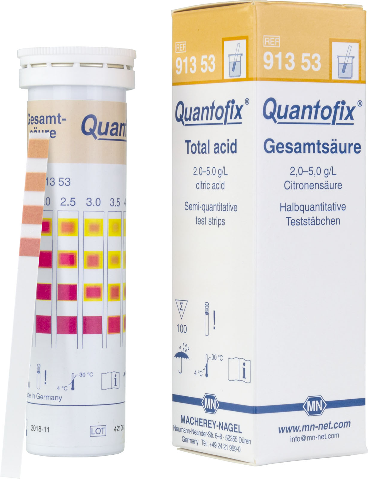QUANTOFIX® Total Acid Test Strips