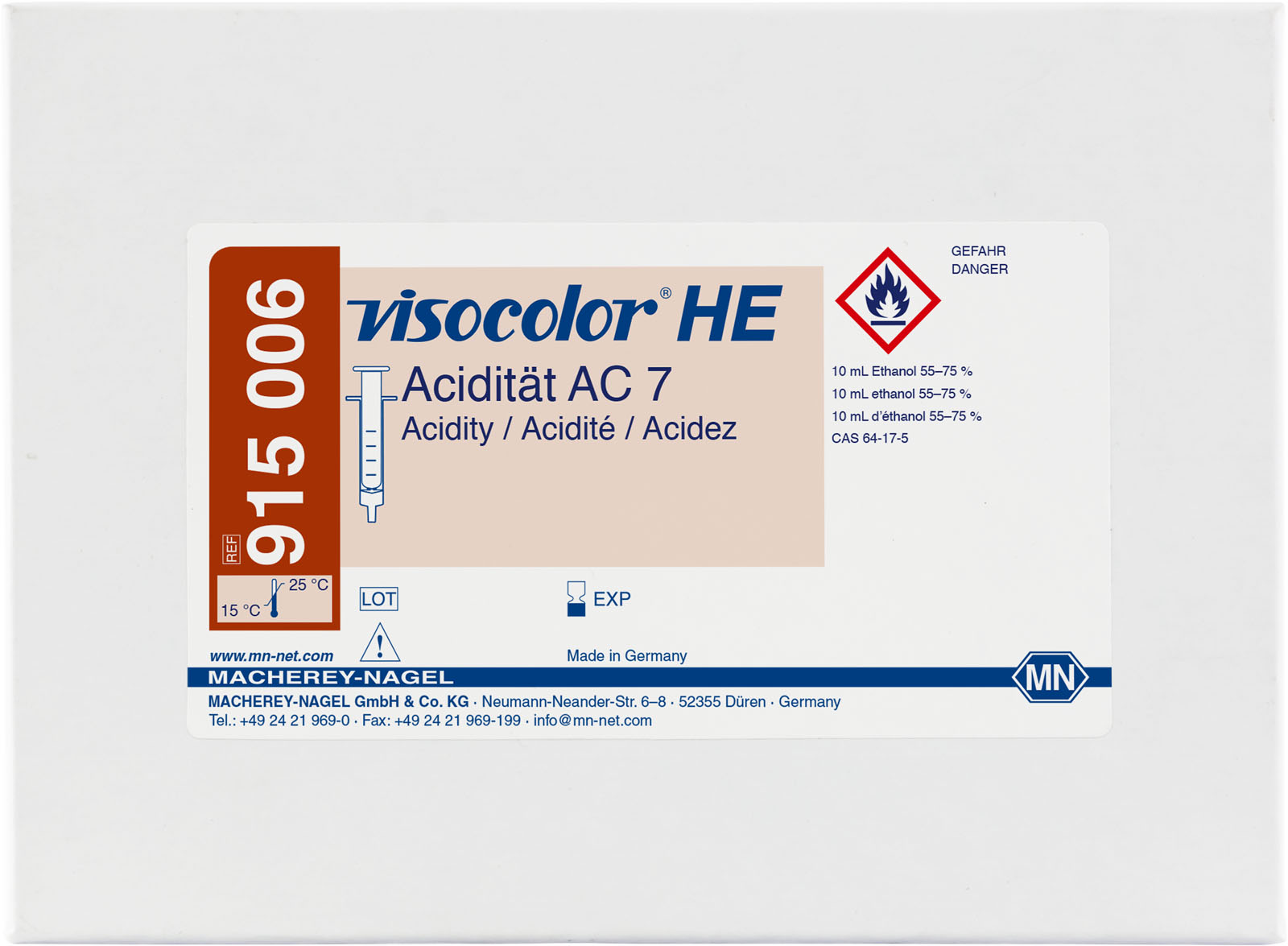 VISOCOLOR® HE Acidity Test Kit
