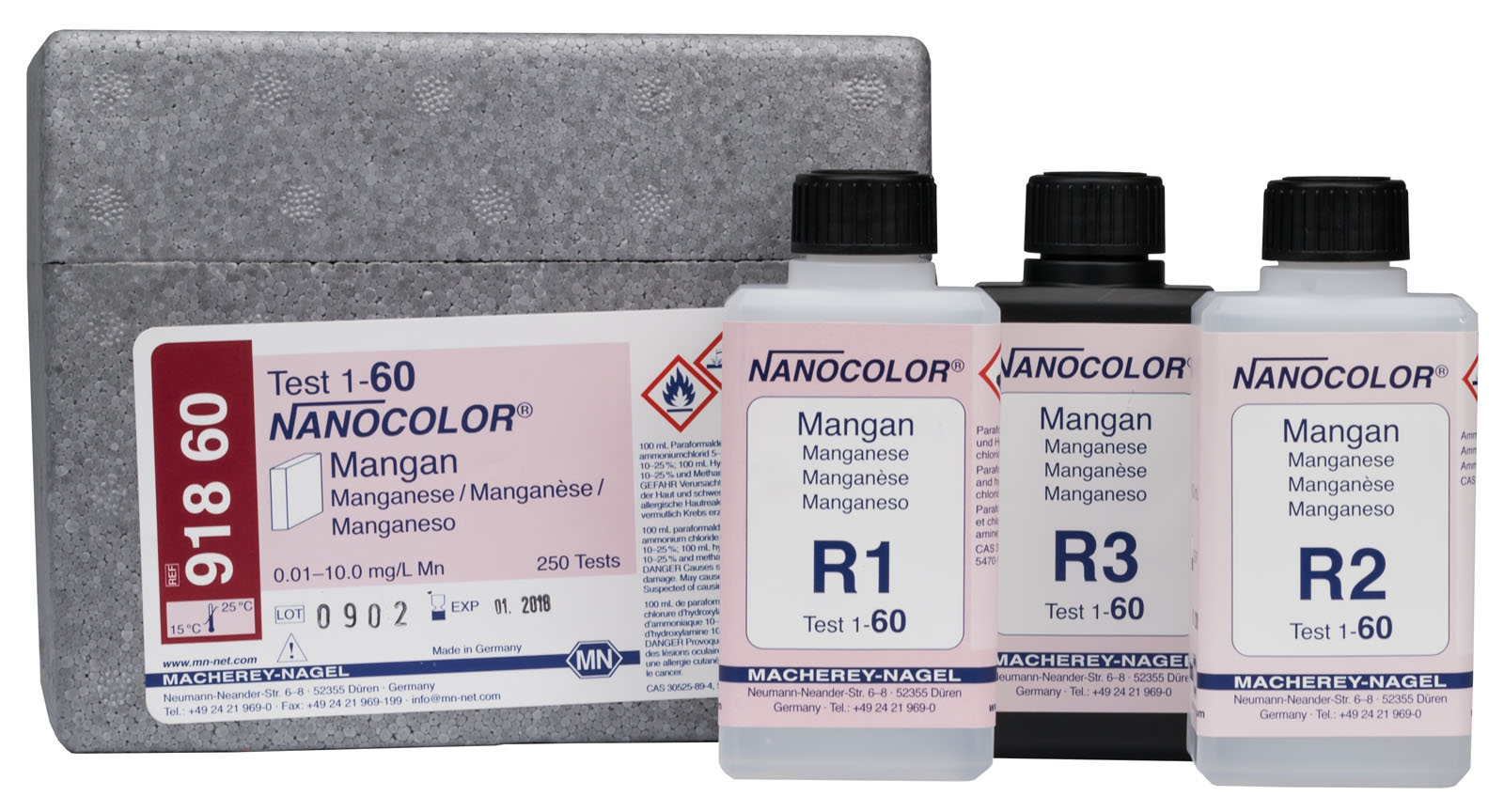 NANOCOLOR® Manganese Standard Test