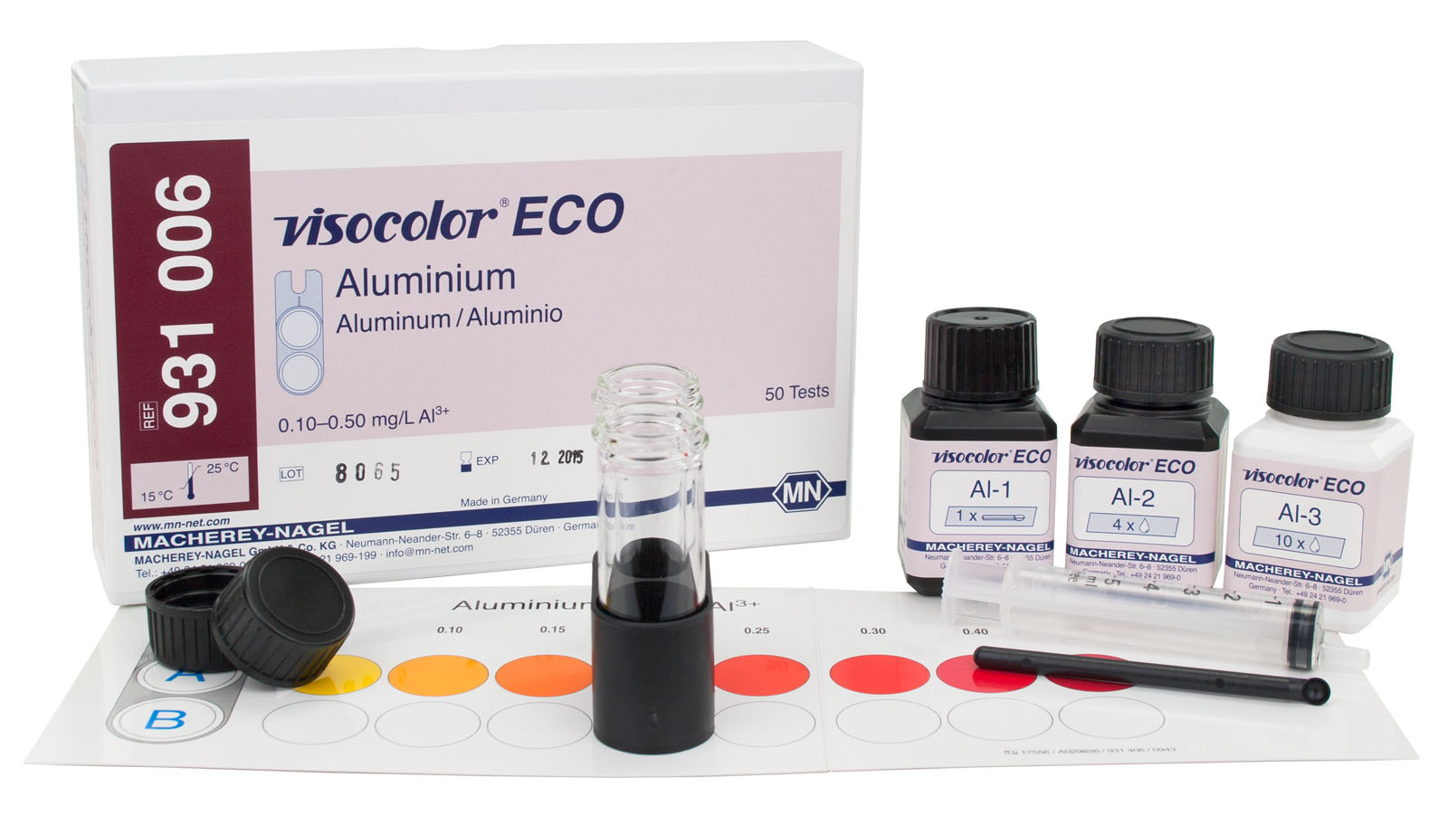 VISOCOLOR® ECO Aluminium Test Kit