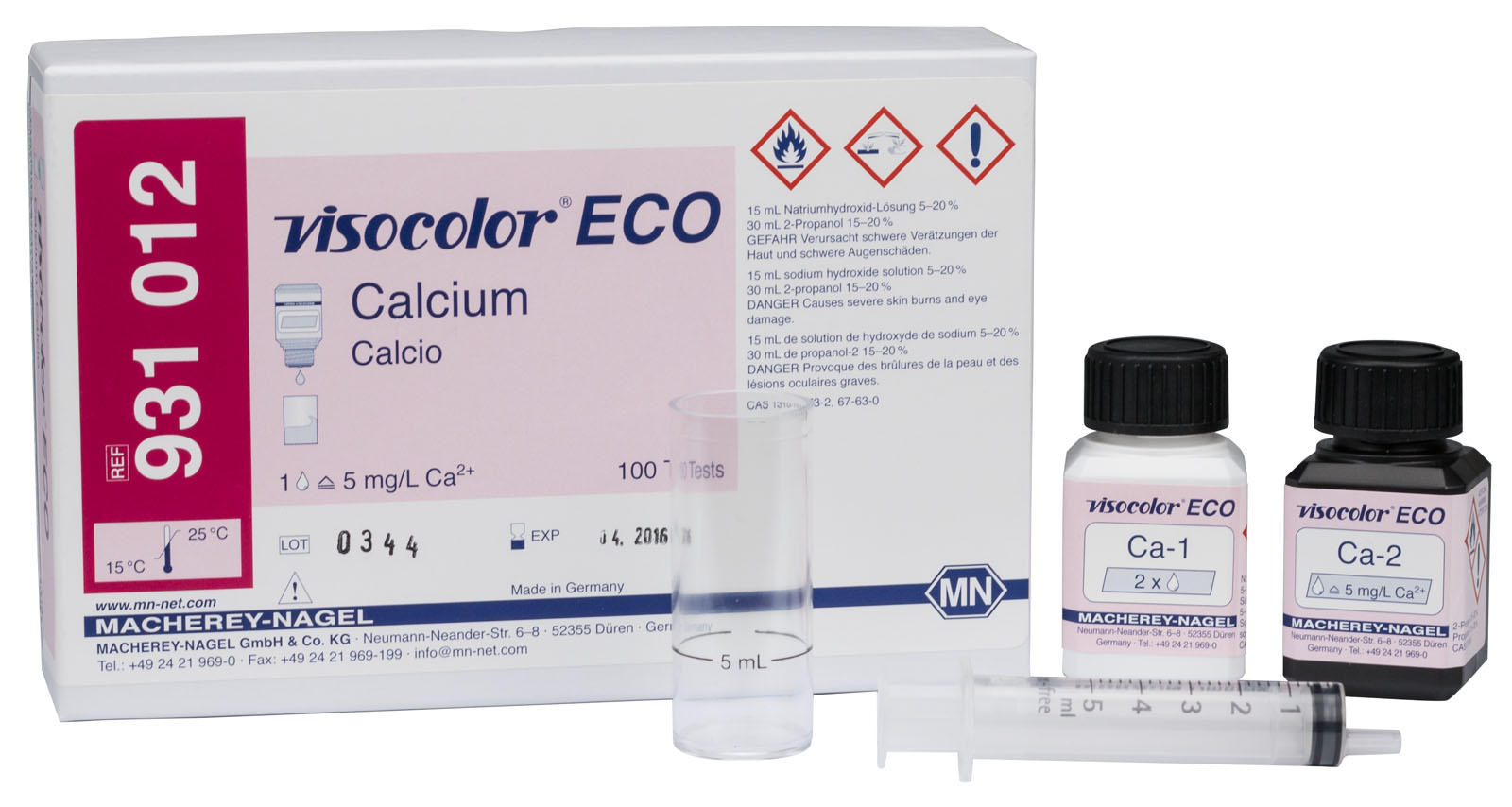 VISOCOLOR® ECO Calcium Test Kit