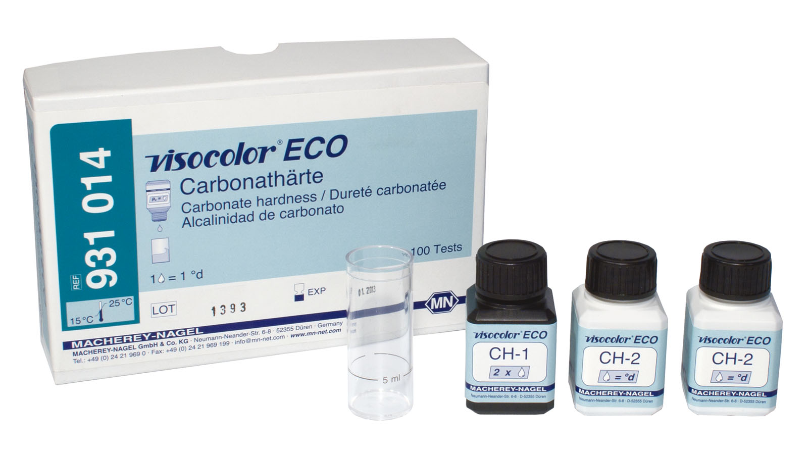 VISOCOLOR® ECO Carbonate Test Kit