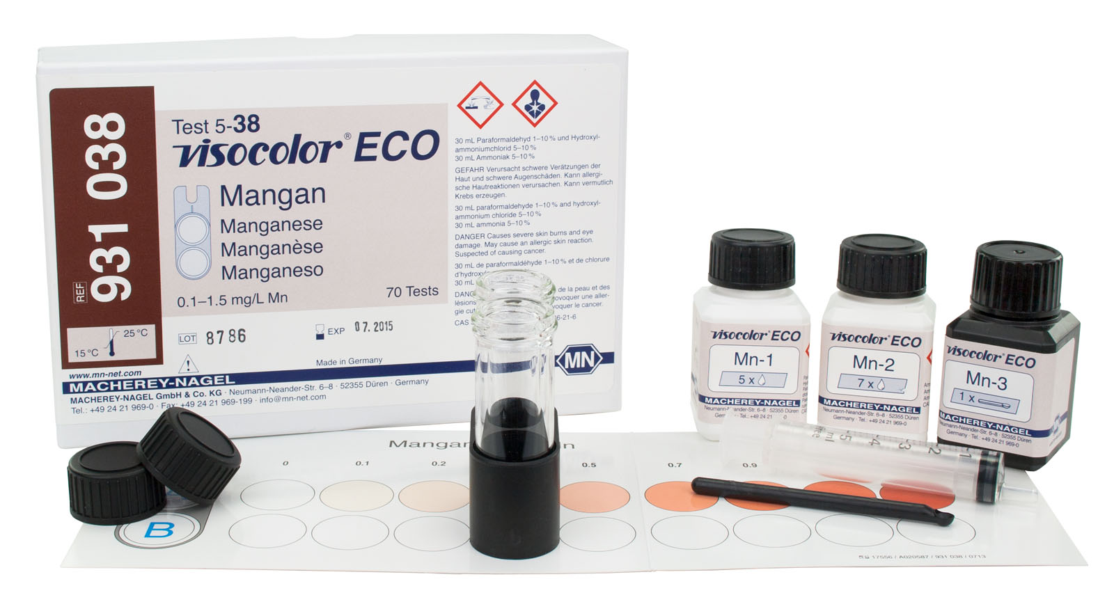 VISOCOLOR® ECO Manganese Test Kit