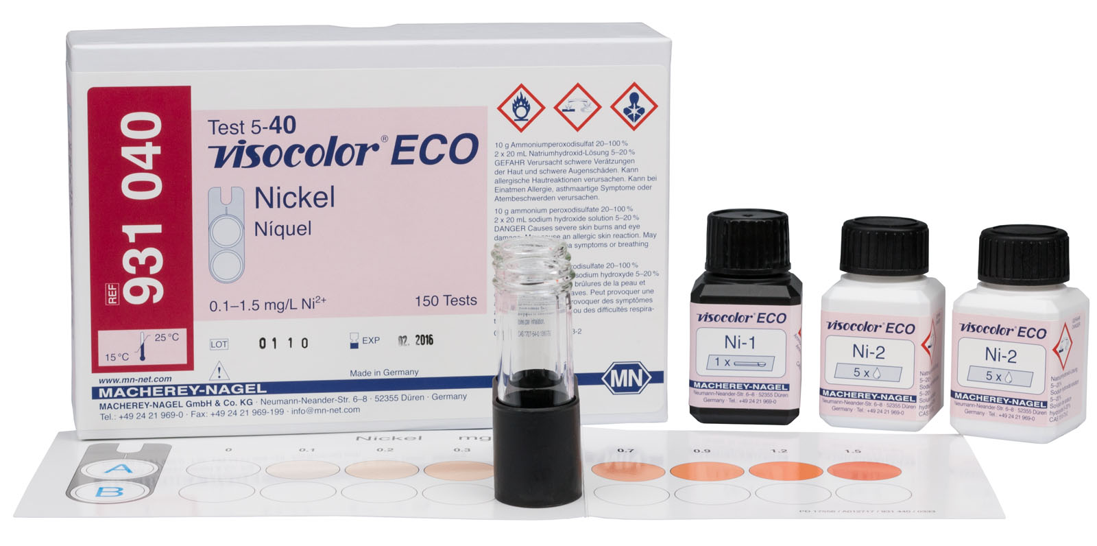 VISOCOLOR® ECO Nickel Test Kit