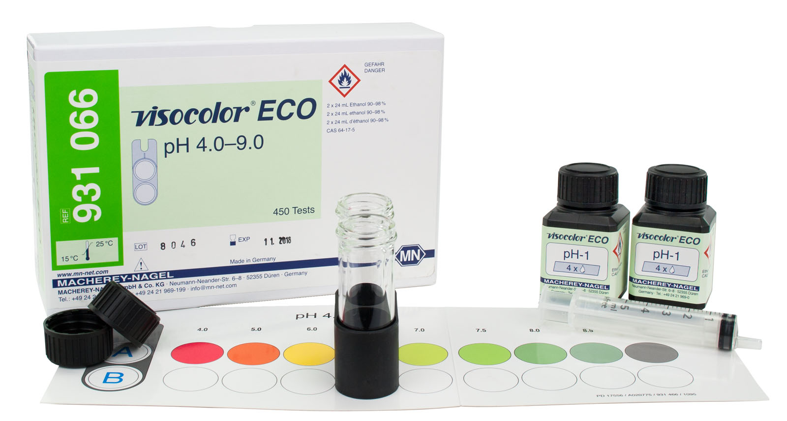 VISOCOLOR® ECO pH Test Kit