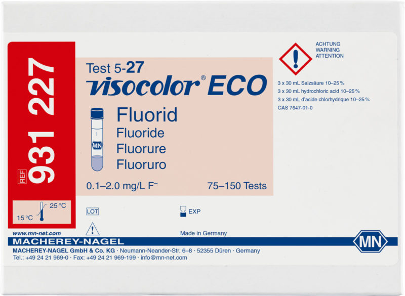 VISOCOLOR® ECO Fluoride Test Kit
