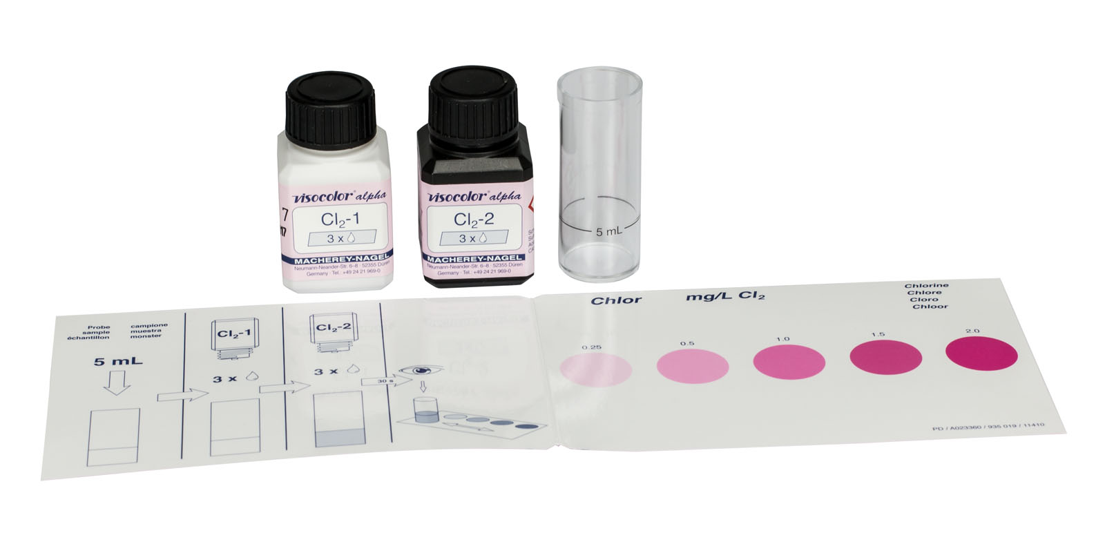 VISOCOLOR® alpha Chlorine Test Kit