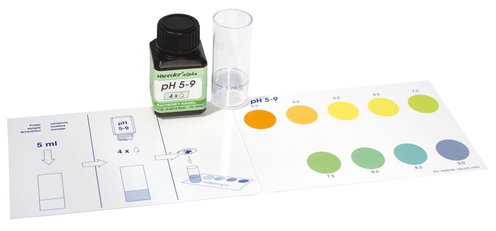 VISOCOLOR® alpha pH Test Kit