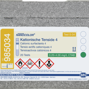 NANOCOLOR® Detergent cationic Standard Test